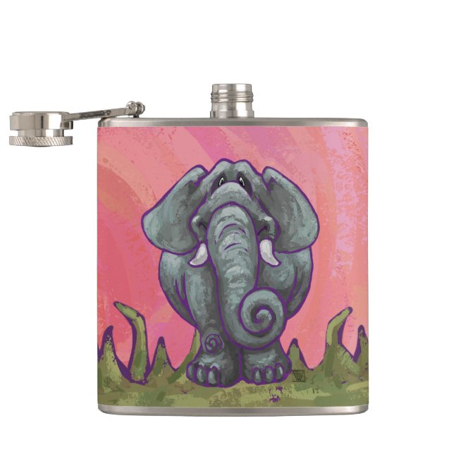 Flasques Cadeaux et accessoires éléphants (Ouvert)