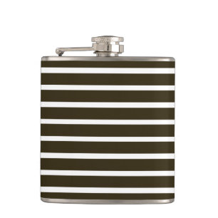 Flasques Café Mocha Neutral Stripes