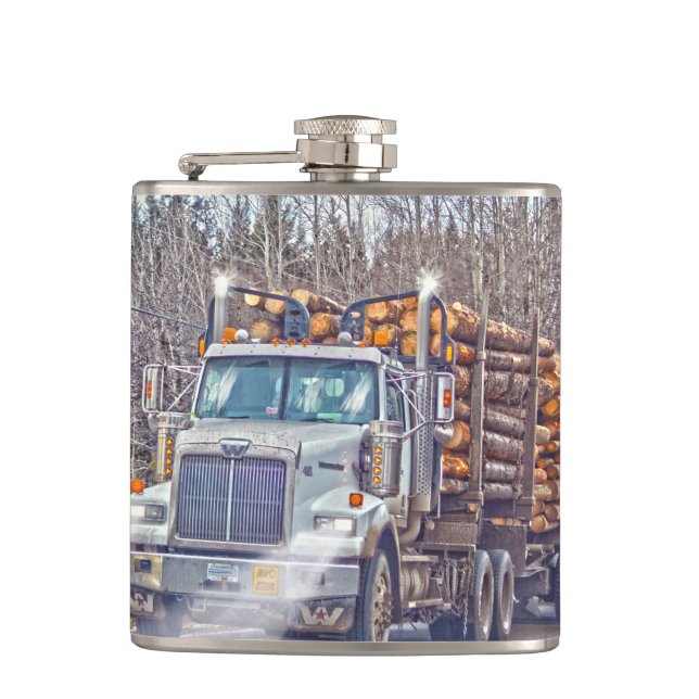 Flasques Camion de notation et route de transport lourd (Devant)