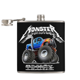 Flasques Camion monstre de dessin animé