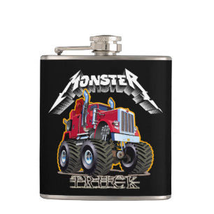 Flasques Camion monstre de dessin animé