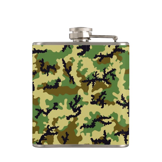 Flasques Camouflage des bois (Dos)