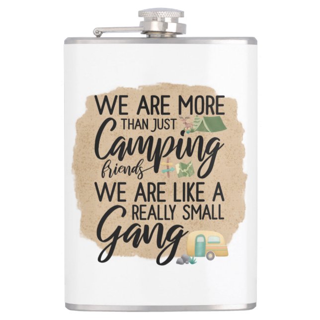Flasques Camping Amis Petite Gang Café Mug (Devant)