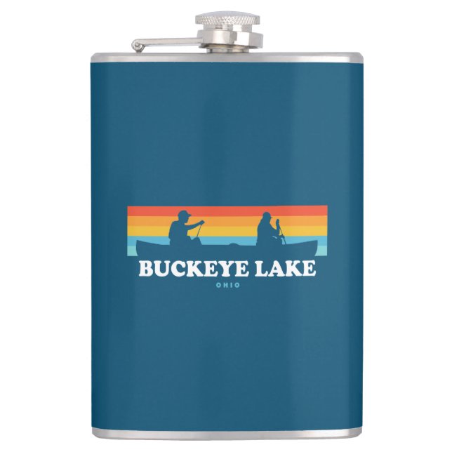 Flasques Canot Buckeye Lake Ohio (Devant)