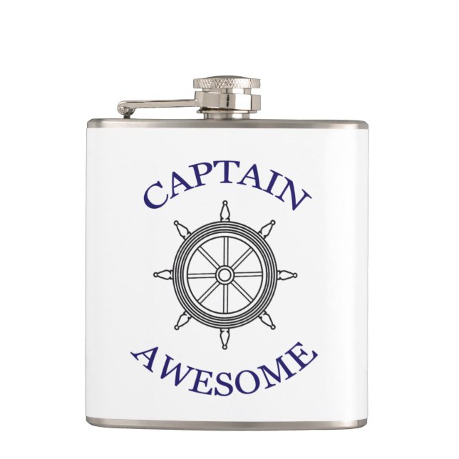 FLASQUES CAPITAINE AWESOME (Devant)