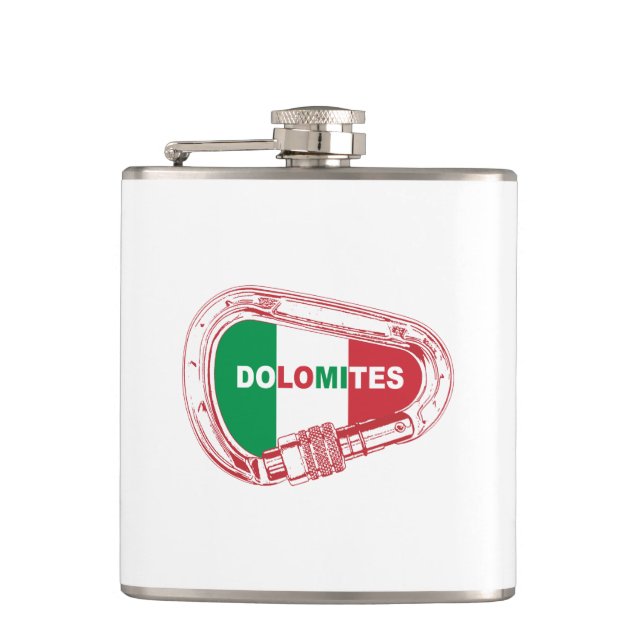 Flasques Carabiner Dolomites Escalade (Devant)