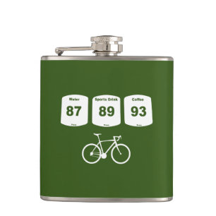 Flasques Carburant à vélo : Eau, Boisson sportive, Café