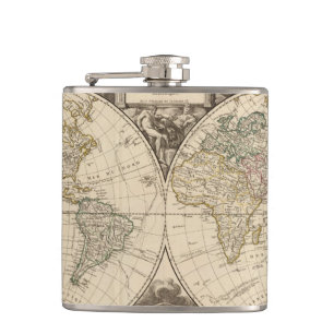 Flasques Carte 9 du monde