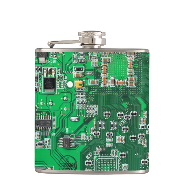 Flasques Carte circuit imprimé circuit vert PCB (Devant)