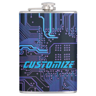 Flasques Carte de circuit électronique bleu PCB personnalis