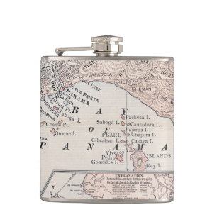 Flasques CARTE : Le PANAMA, 1907