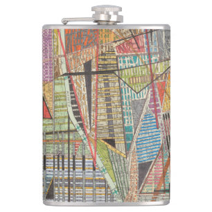Flasques Carte moderne de New York I