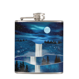 Flasques Cascade bleue
