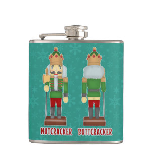 Flasques Casse-noix drôle Buttcracker de Noël humoristiqu