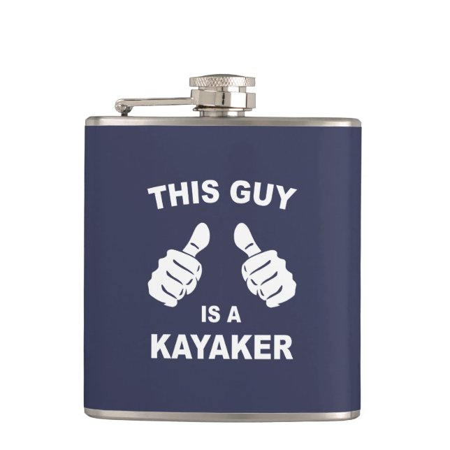 Flasques Ce Type Est Kayaker (Devant)
