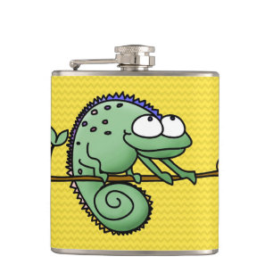 Flasques Chameleon Cute Funny