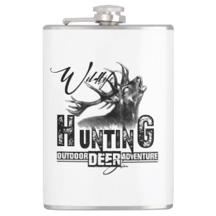 Flasques Chasse aux cerfs, aventure extérieure, tasse de vo