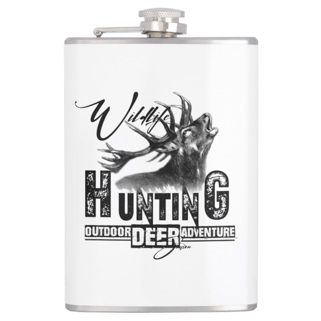 Flasques Chasse aux cerfs, aventure extérieure, tasse de vo (Devant)