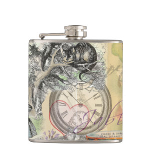 Flasques Chat du Cheshire Alice au Pays des Merveilles Clas