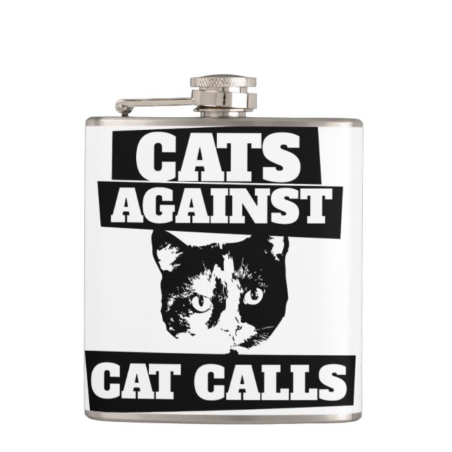Flasques Chats contre les appels de chat (Devant)