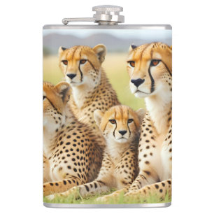 Flasques Cheetah Animal Nature Faune Affection Soin