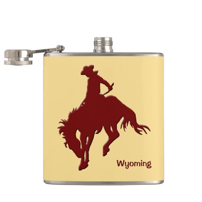 Flasques Cheval s'opposant du Wyoming (Ouvert)