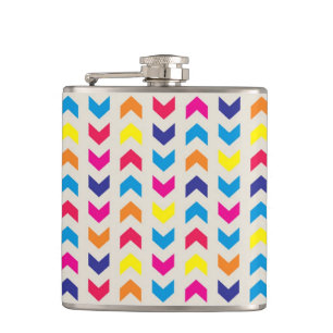 Flasques Chevron aztèque coloré
