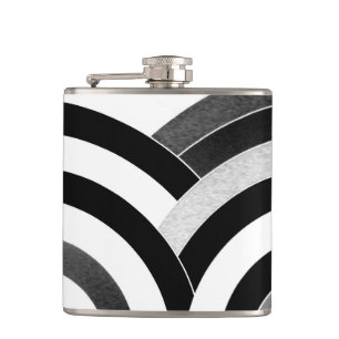 Flasques chevron élégant moderne chic