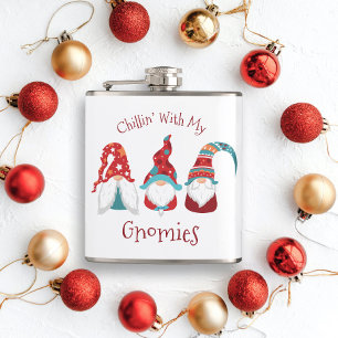 Flasques Chilling avec mes Gnomes Moderne Funny Mignonnes v