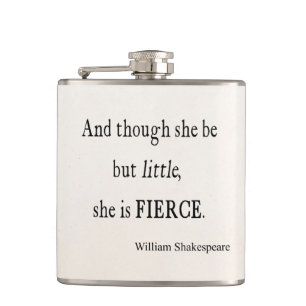 Flasques Citation de Shakespeare elle soit de petites mais