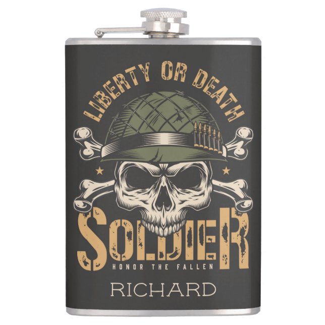 Flasques Citation de soldat (Devant)