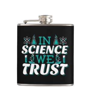 Flasques Citation 'Nous croyons en la Science' - Enseignant