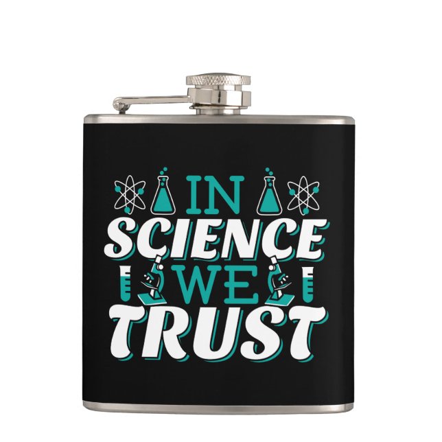 Flasques Citation 'Nous croyons en la Science' - Enseignant (Devant)