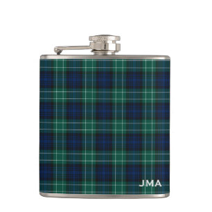 Flasques Clan Abercrombie Tartan Monogrammé