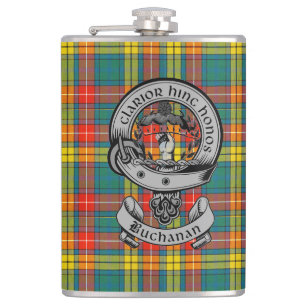 Flasques Clan Buchanan Tartan & Crest