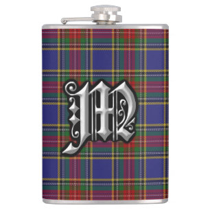 Flasques Clan MacBeth Tartan Old Scotland Flask