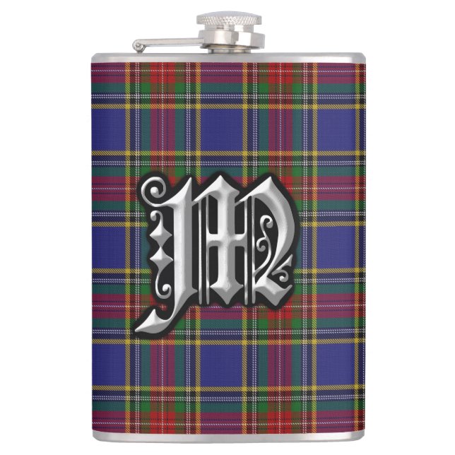 Flasques Clan MacBeth Tartan Old Scotland Flask (Devant)