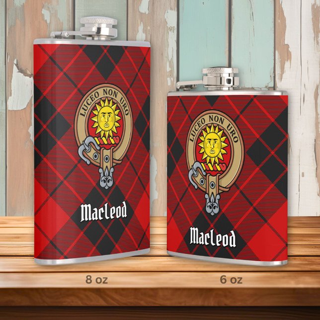 Flasques Clan MacLeod de Raasay Crest (Créateur téléchargé)