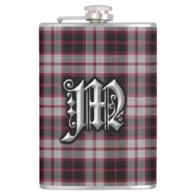 Flasques Clan MacPherson Tartan Old Scotland Flask (Devant)