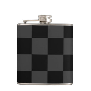 Flasques Classic moderne noir & fumée noir tableau de bord
