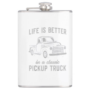 Flasques Classique type de camionnette vintage
