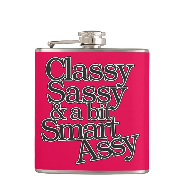 Flasques Classy Sassy et un peu Smart Assy (Devant)