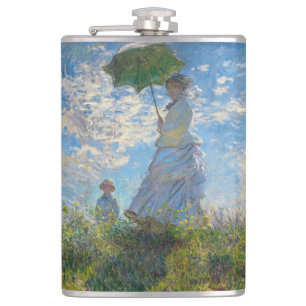Flasques Claude Monet - La Promenade, Femme avec un Parasol