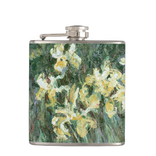 Flasques Claude Monet les iris jaunes