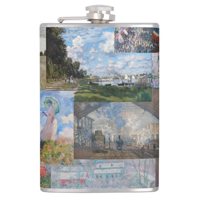 Flasques Claude Monet - Patchwork de chefs-d'oeuvre (Devant)