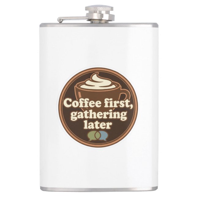Flasques Coffee Lover Daily Ritual Sticker (Devant)