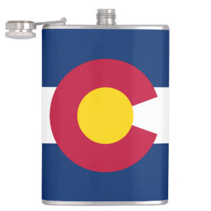 Flasques Colorado : Le drapeau américain du centenaire