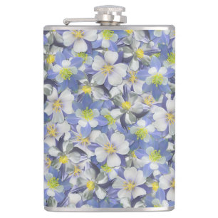 Flasques Columbines Motif sans couture