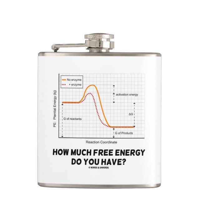 Flasques Combien d'énergie libre avez-vous ? Humour de (Devant)