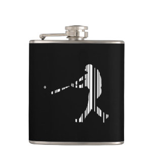 Flasques Conception de motif de joueur de sport CODE BARRE